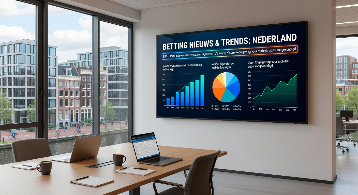 Grafiek met dalende belastingopbrengsten in de Nederlandse goksector, inclusief vergelijking gelicentieerde en ongereguleerde markten