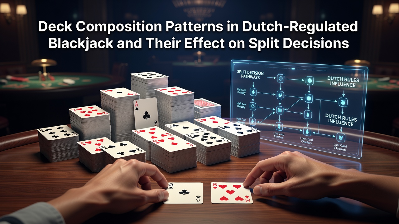 Visualisatie van deckcompositiepatronen bij blackjack tafels in Nederlandse online casino's
