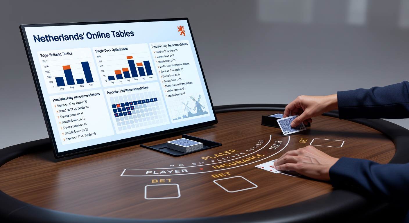 Grafiek met true count grafieken en precision play beslissingen voor single-deck blackjack, relevant voor online strategieën