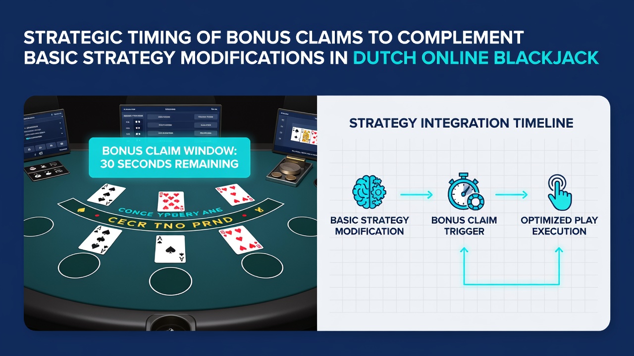 Grafiek van bonusclaim timing gecombineerd met deck penetratie in live blackjack